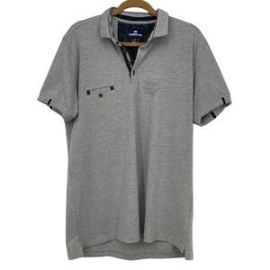 Clandestine Menswear X-Large Polo Shirt Short Sleeve‎ OSTNY Gray